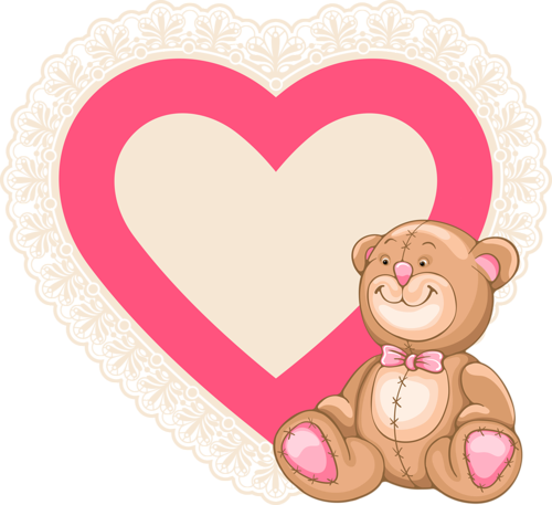 nounours saint valentin